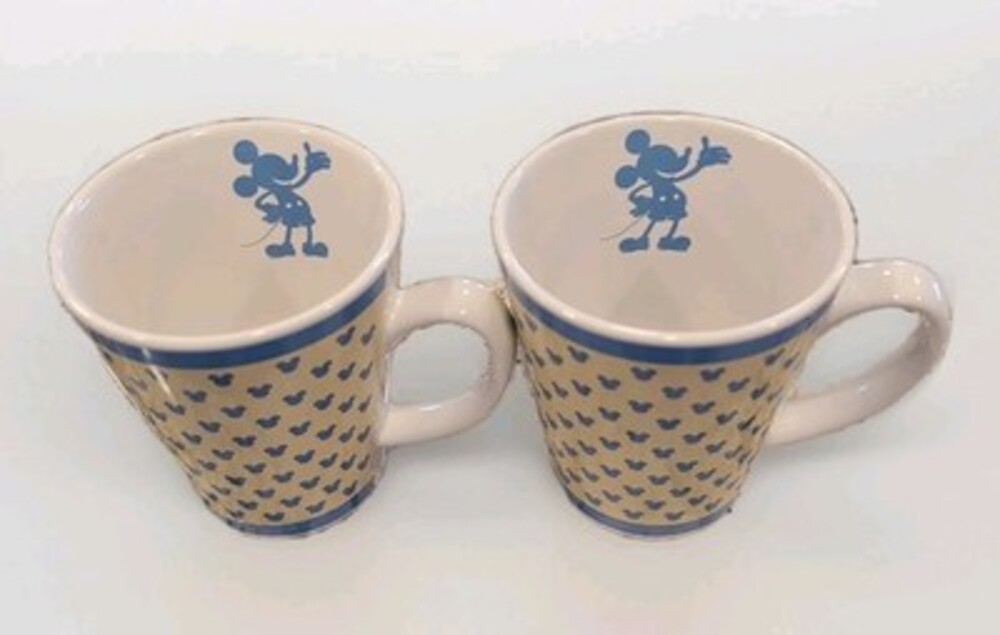 Disney Mickey Mouse Mickey’s Diner Chef Silhouette Coffee Mug - Set of two